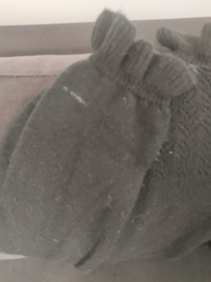 Gri Ruffle Detaylı Kadın Boğazlı Kazak - Görsel 3