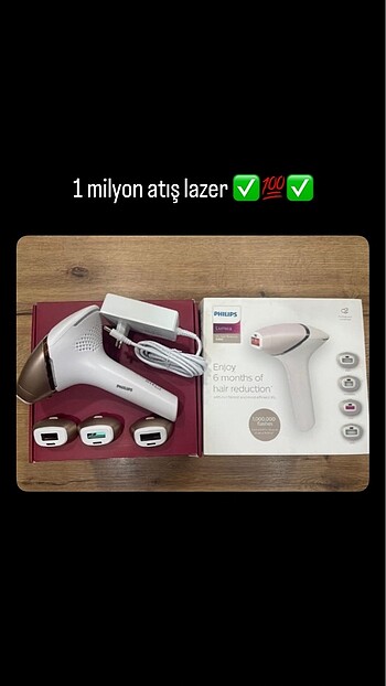 Lazer epilasyon aleti