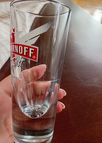 Smirnoff Twist Kırmızı Baskılı Shot Bardağı - Görsel 4