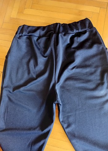 Siyah cepli, Pilili Kumaş Pantolon - Görsel 3