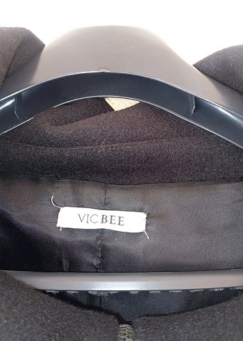 Fermuarlı Siyah Midi Kaşe Kaban - Görsel 3