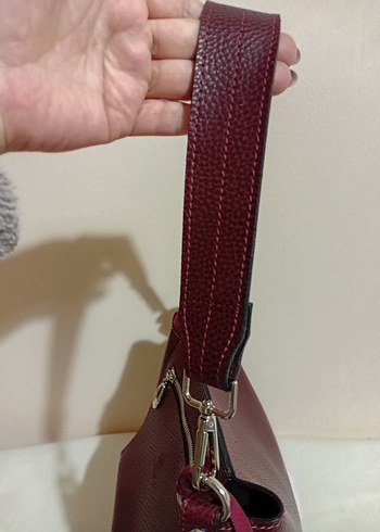 DSN suni Deri Kadın Omuz Çantası - Görsel 5