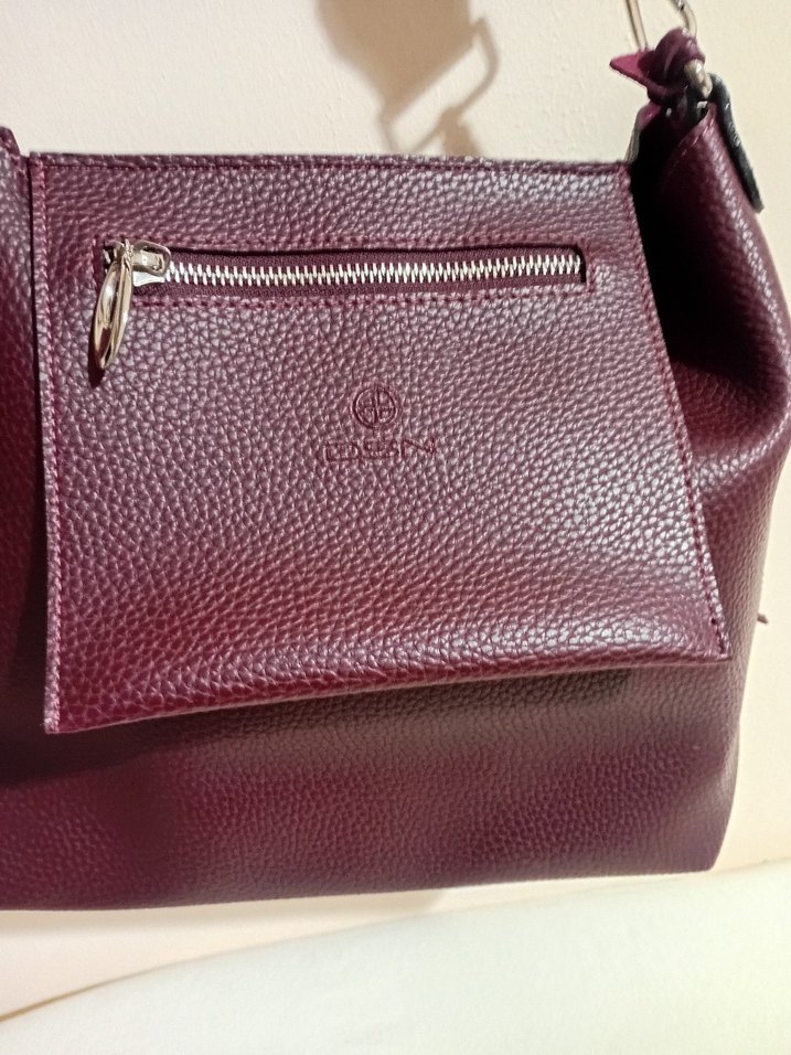 DSN suni Deri Kadın Omuz Çantası - Görsel 2