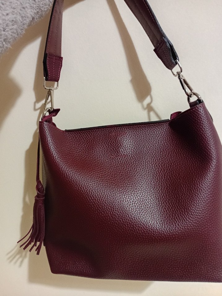 DSN suni Deri Kadın Omuz Çantası - Görsel 3