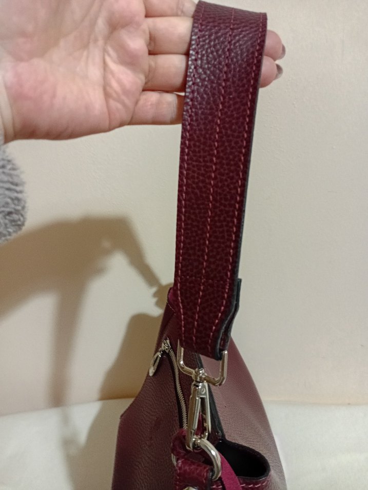 DSN suni Deri Kadın Omuz Çantası - Görsel 5