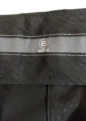 54 beden Siyah Regular Fit Erkek Pantolon - Görsel 6