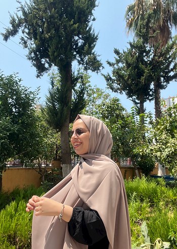 Beden camel Renk Bej rengi Medine ipeği şal