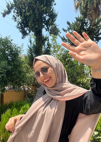 Diğer Bej rengi Medine ipeği şal