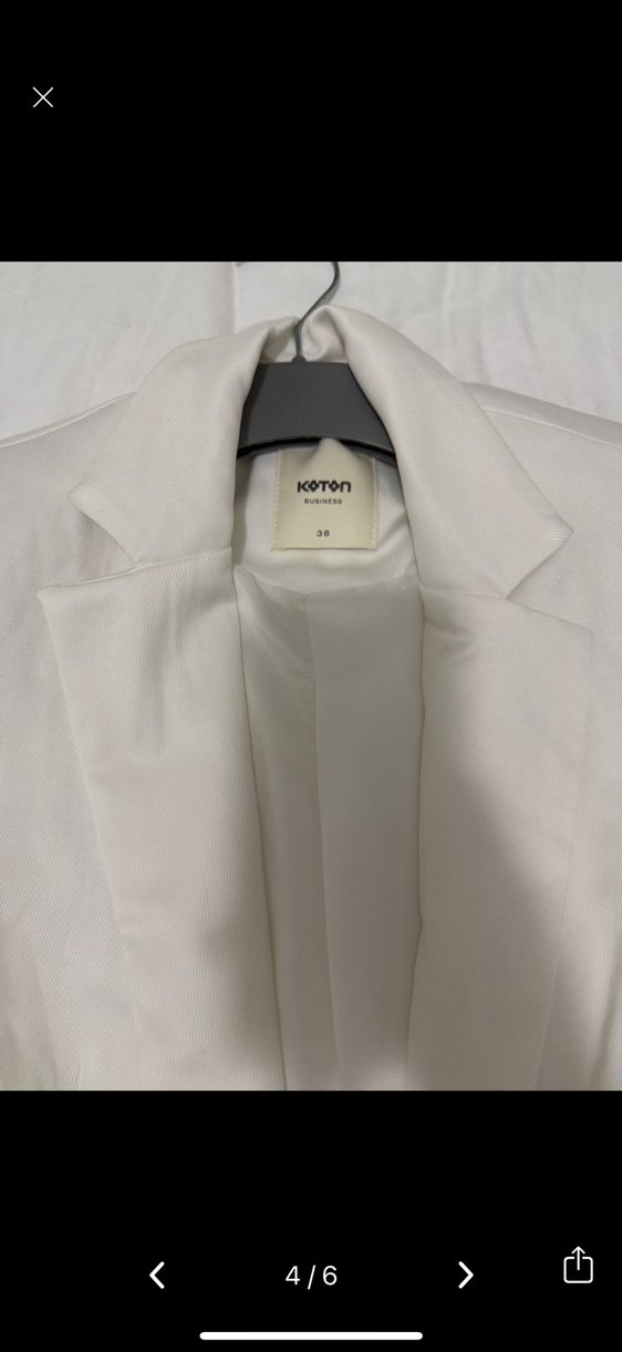 Koton beyaz blazer - Görsel 2