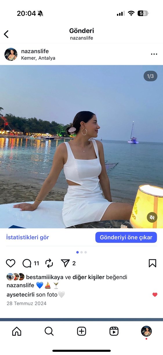 Beyaz Askılı Mini Elbise - Görsel 2