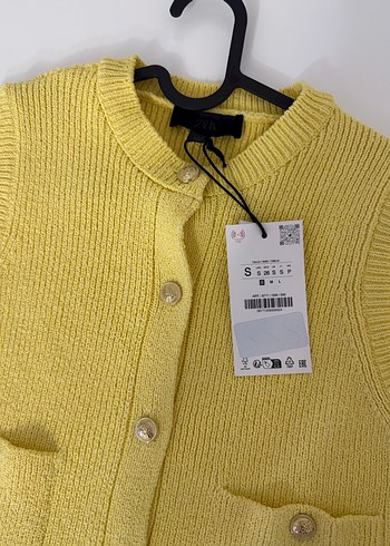 Sarı Triko Kadın Süveter - Görsel 2