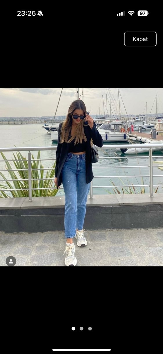 Stradivarius mom jean - Görsel 2