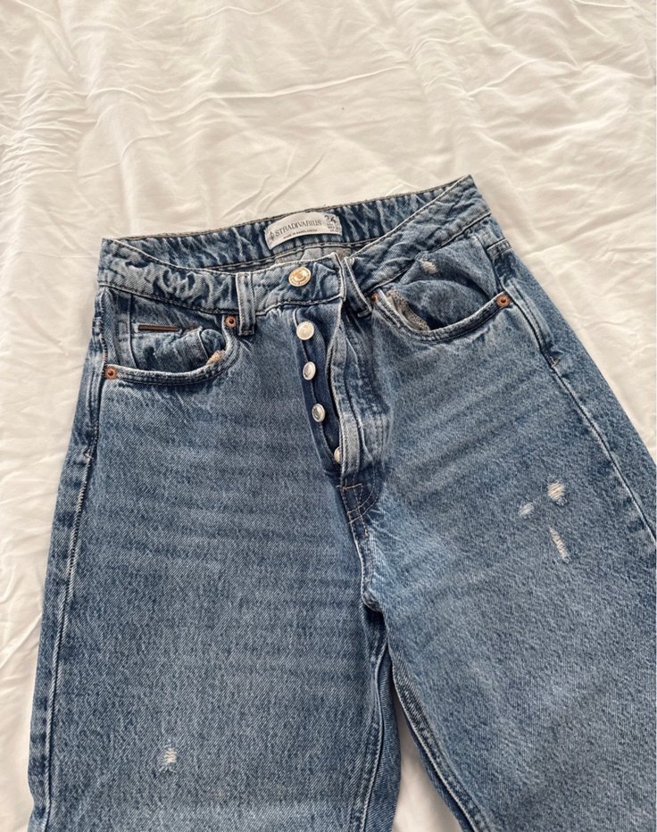 Stradivarius mom jean - Görsel 4