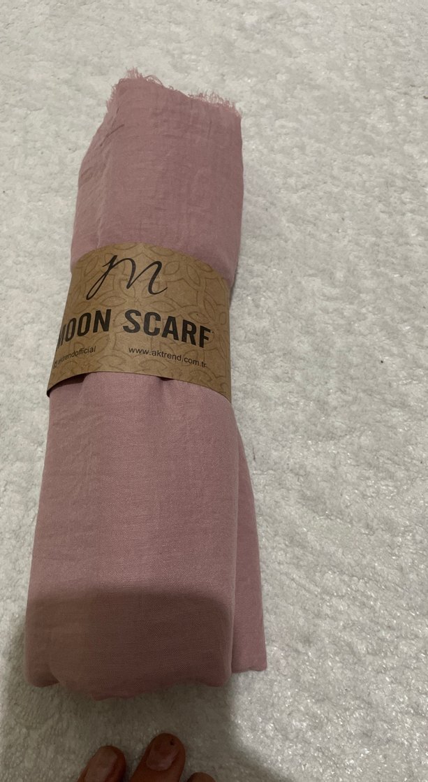 Pembe kadın şal - Görsel 2