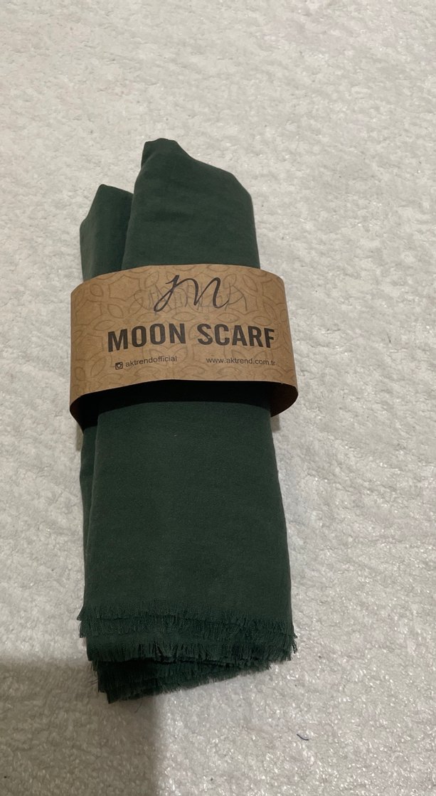 Kadın Kadife Haki Bohem şal - Görsel 2