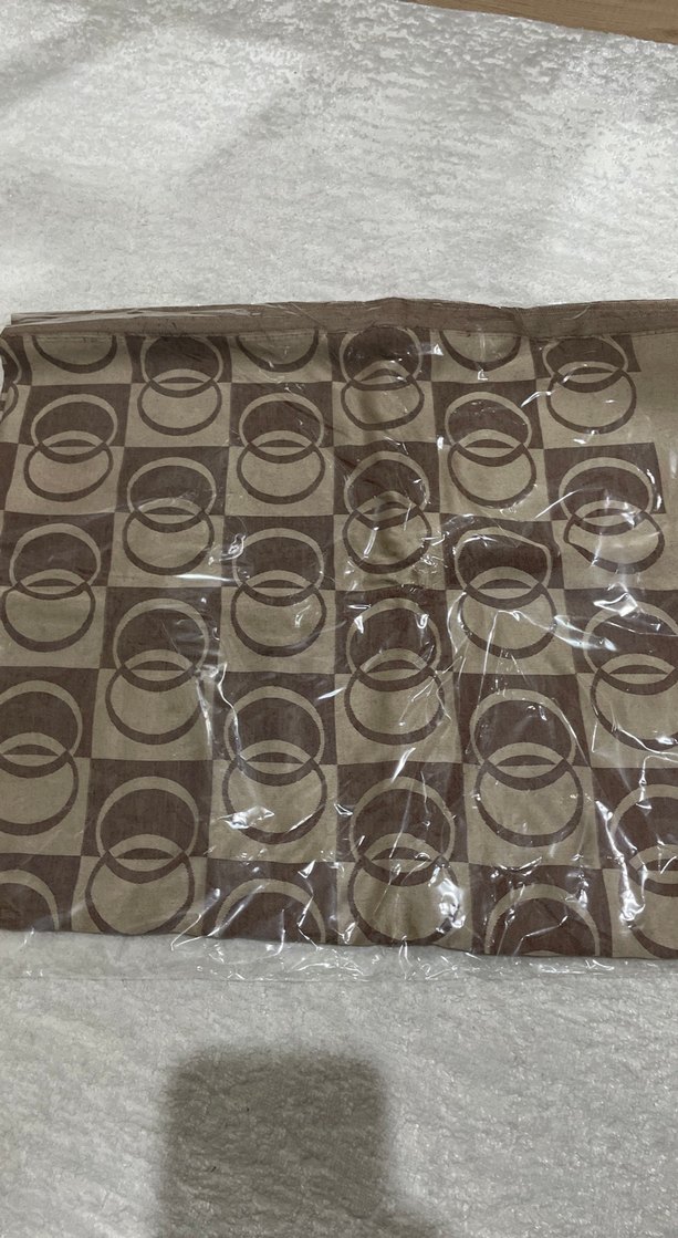 Bej ve Gri Desenli Kadın Kuşaklı Şal - Görsel 2