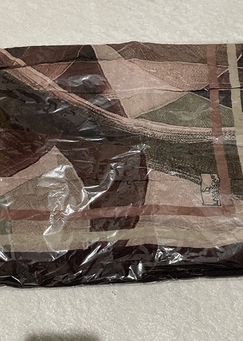 Kahverengi Bohem Kadın şal - Görsel 2