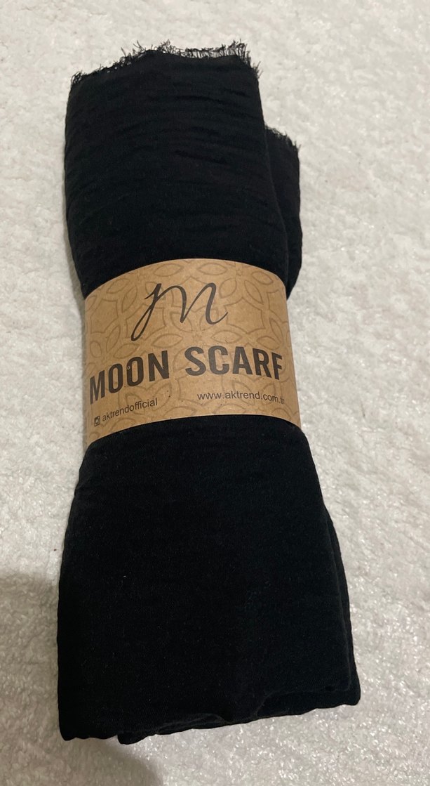 Siyah Kadın  Şal MOON SCARF - Görsel 2