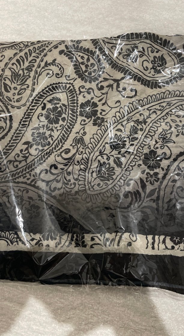 Gri Bohem Tarzı Kadın Şal - Görsel 2