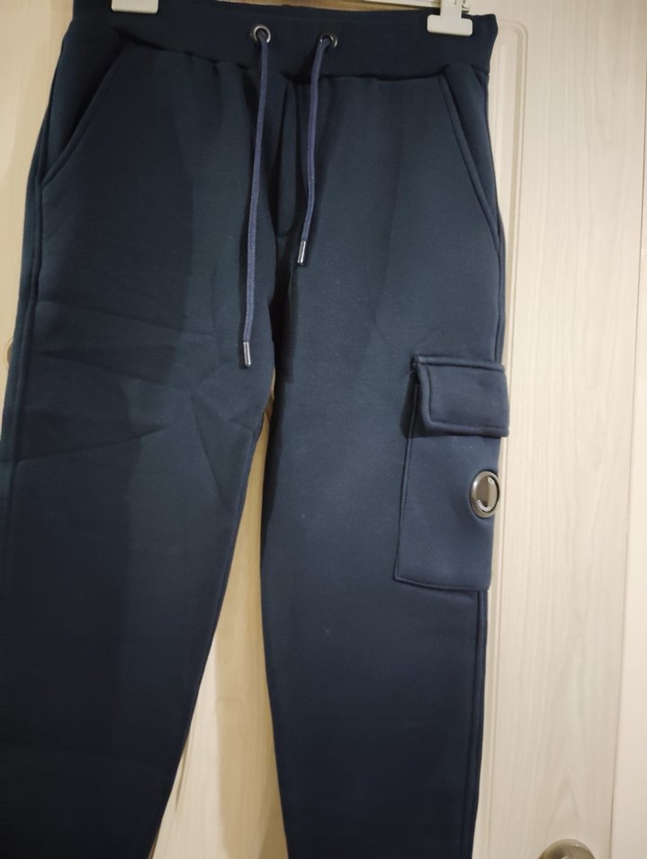 Erkek Lacivert Kemerli Outdoor Eşofman Altı - Görsel 3