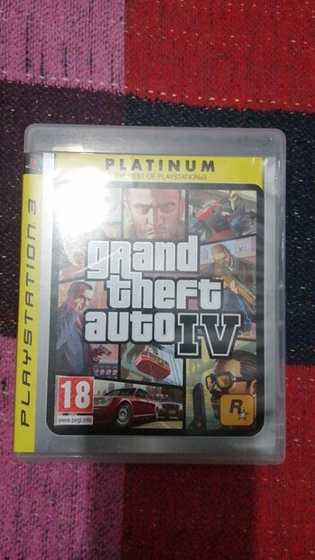 Ps3 yeni gta4 temiz kullanışmış