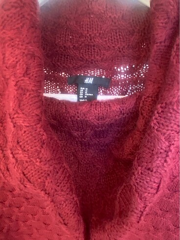 H&M H&M bordo elbise kazak