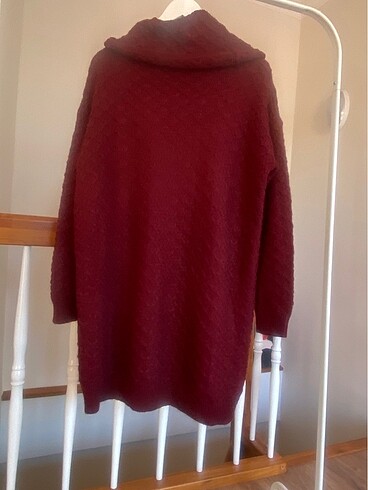 m Beden bordo Renk H&M bordo elbise kazak