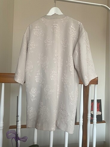 m Beden gri Renk H&M taş rengi uzun ceket/kap