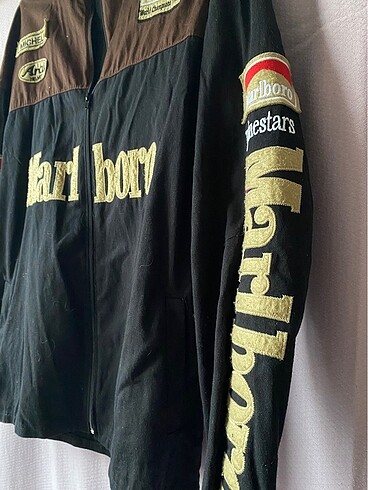universal Beden kahverengi Renk Marlboro patch ceket