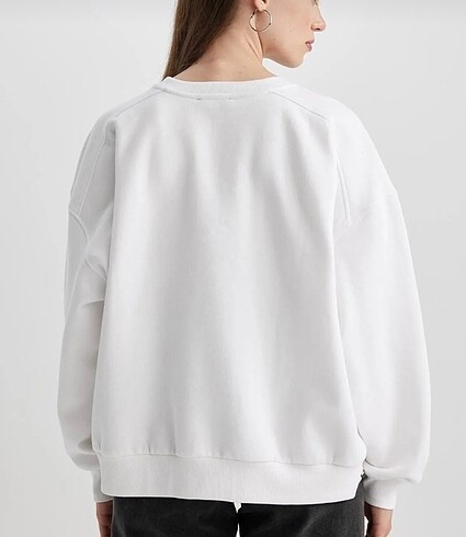 l Beden beyaz Renk Cool Oversize