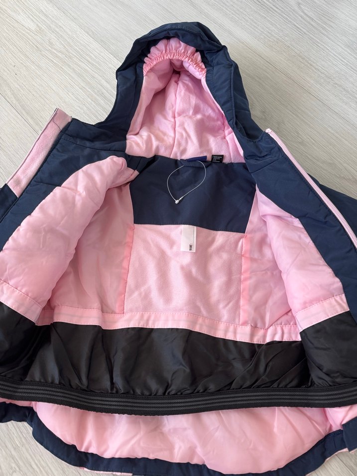 Kız Çocuk Kapüşonlu Fermuarlı Mont - Görsel 2