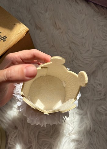 Altın Renkli Fırfırlı Çocuk Taç Saç Aksesuarı - Görsel 4