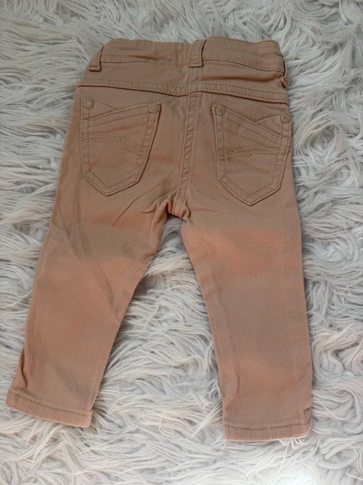 Bej Düğmeli Erkek Çocuk Pantolonu - Görsel 2