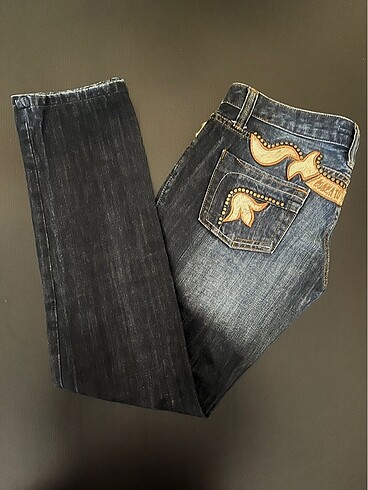 27 Beden lacivert Renk Vintage Pantolon