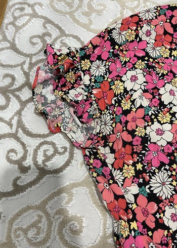 Çiçek Desenli Bohem Uzun Elbise - Görsel 3