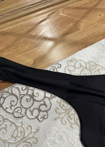 Kadın Siyah Uzun Kollu Salaş Elbise - Görsel 3