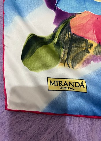 Armine Renkli Zebra Desenli Kadın Fular