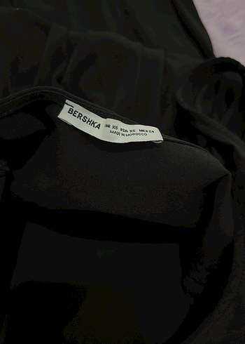 Bershka Siyah Straplez Uzun Gotik Elbise