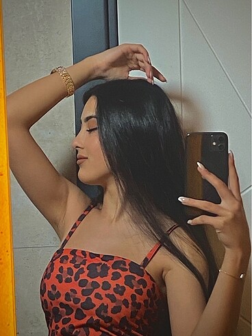 universal Beden leopar elbise
