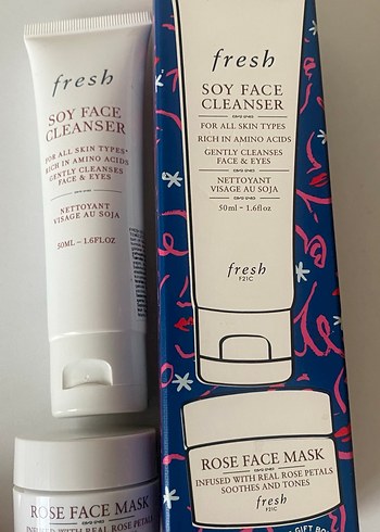 Fresh Soy Yüz Temizleyici ve Gül Yüz Maskesi Seti