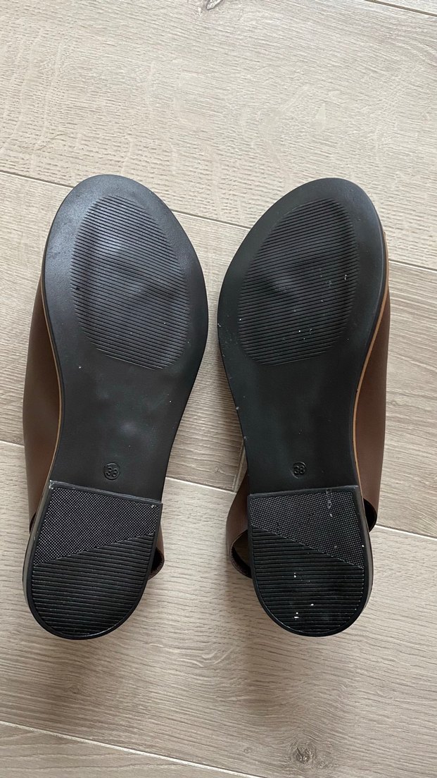 Kahverengi sandalet - Görsel 2