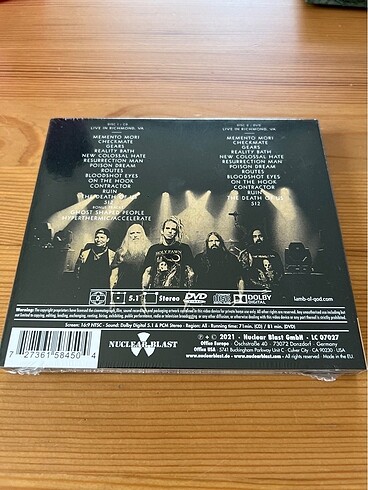 Lamb Of God - Live cd/dvd digipack - Görsel 2