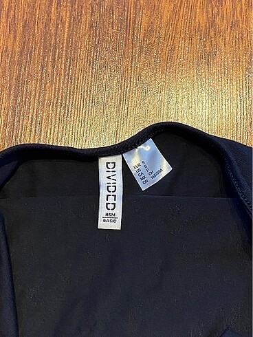 H&M Siyah crop üst