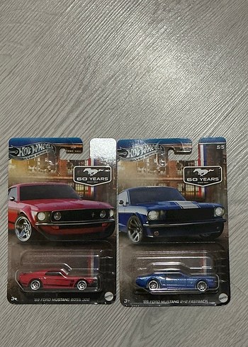 Hot Wheels Mustang 2li Koleksiyon Seti
