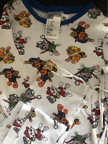 H&M PAW PATROL pijama takımı