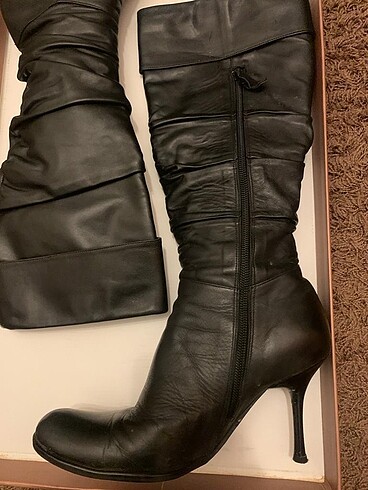 Nine west uzun çizme siyah