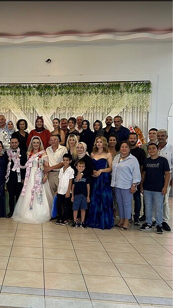 Diğer Lacivert abiye elbise
