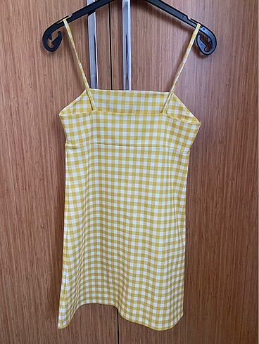 Pull and Bear Ekoseli elbise