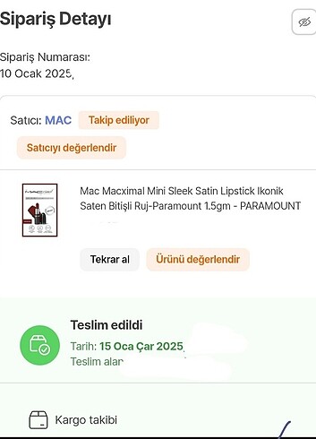  Beden bordo Renk Mac sleek satin paramount lipstick 