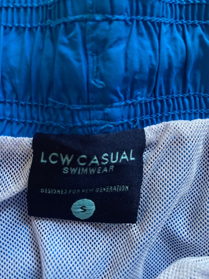 Mavi Erkek kısa deniz şortu - Görsel 3